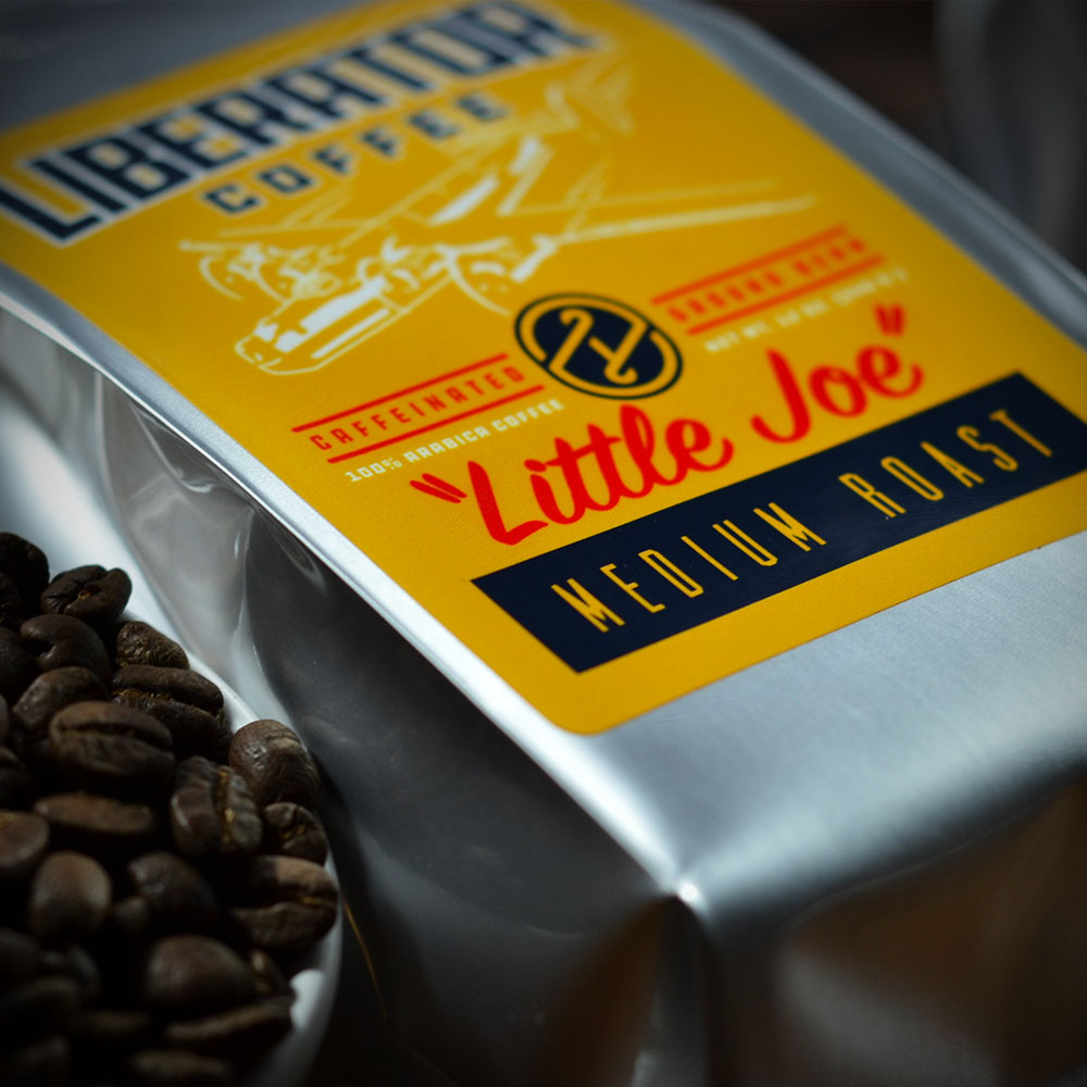Little Joe medium roast coffee package