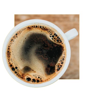 Liberator Coffee experience graphic